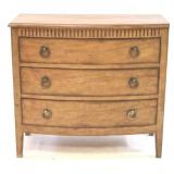Theodore Bow front 3 drawer chest by BG Industries