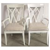 Pair Alden Parkes Couture arm chairs
