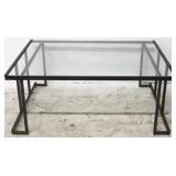 Chelsea House glass top cocktail table