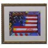 Flay Giclee by Peter Max
