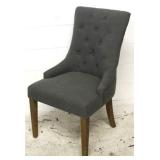 Guildmaster tufted accent chair - nail head trim