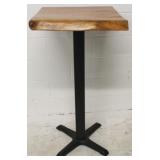 Live edge bar table
