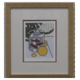 Still Life w/ 3 goldfish Print by Roy Lichtenstein