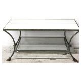 Chelsea House metal & glass cocktail table