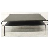 Wood and Metal Cocktail Table