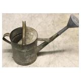 Galvanized watering can