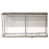 Metal base console table
