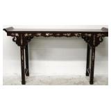 Chinoiserie mother of pearl inlaid altar table