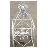 White hanging chandelier