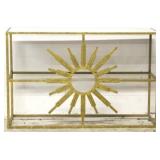 Dimond home brass & marble console - AS IS
