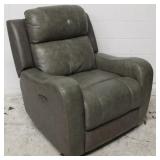 Leather Italia electric motion recliner - AS IS