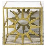 Dimond Home brass & marble end table
