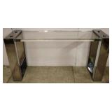 Plexi slab console by Modern History