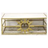 Dimond Home brass & marble coffee table