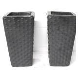 Pair Kenilworth planters