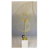 Decorative Brass Statue w/ Marble Base