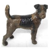 Cast iron dog door stop