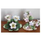 Pair of Capodimonte Flowers