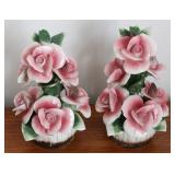 Pair of Capodimonte Flowers