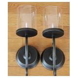 Pair of LED Candle Holders