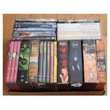 Tray Lot of Assorted DVDs