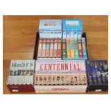 Tray Lot of Assorted VHS Box Sets