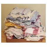 Tray Lot of Assorted Linens