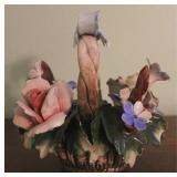 Capodimonte Flower Basket
