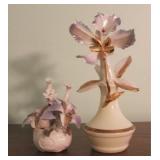 Pair of Capodimonte Flowers