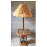 Table Lamp w/ Stained Glass Base