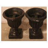 Pair of Matching Urns - 16" x 12"