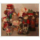 Lot of Assorted Christmas Figures