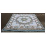 Quilt - w/ 2 Pillow shams - 94" x 86"