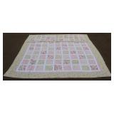 Quilt w/ 2 Pillow Shams - 88" x 84"