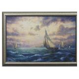New Horizons Giclee on Canvas by Thomas Kinkade
