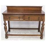 English Jacobean oak 2 drawer server