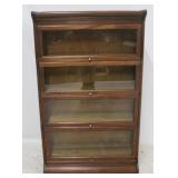 Mahogany 4 Stack Barrister Bookcase