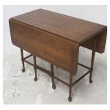 Queen Anne Gate Leg Drop Side Table