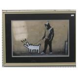 Walking Keith Haring Dog by Graffiti