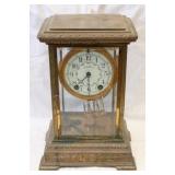 Seth Thomas Brass & Glass Clock