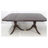 Link Taylor mahogany dining table w/ 3 leaves