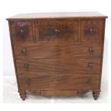 English banded inlay 3 over 3 chest