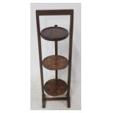 Wood Folding Muffin Stand