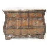 Ernest Hemingway bombe 3 drawer chest