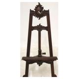 Small mahogany easel