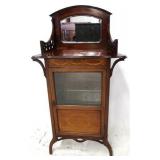 English inlaid & carved music stand