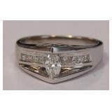 14k .25 Marquise Center Diamond (VS-2) (I)