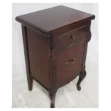 Mahogany carved bedside stand
