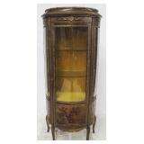 French vitrine cabinet w/ brass ormolu