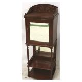 English Victorian carved petite etagere